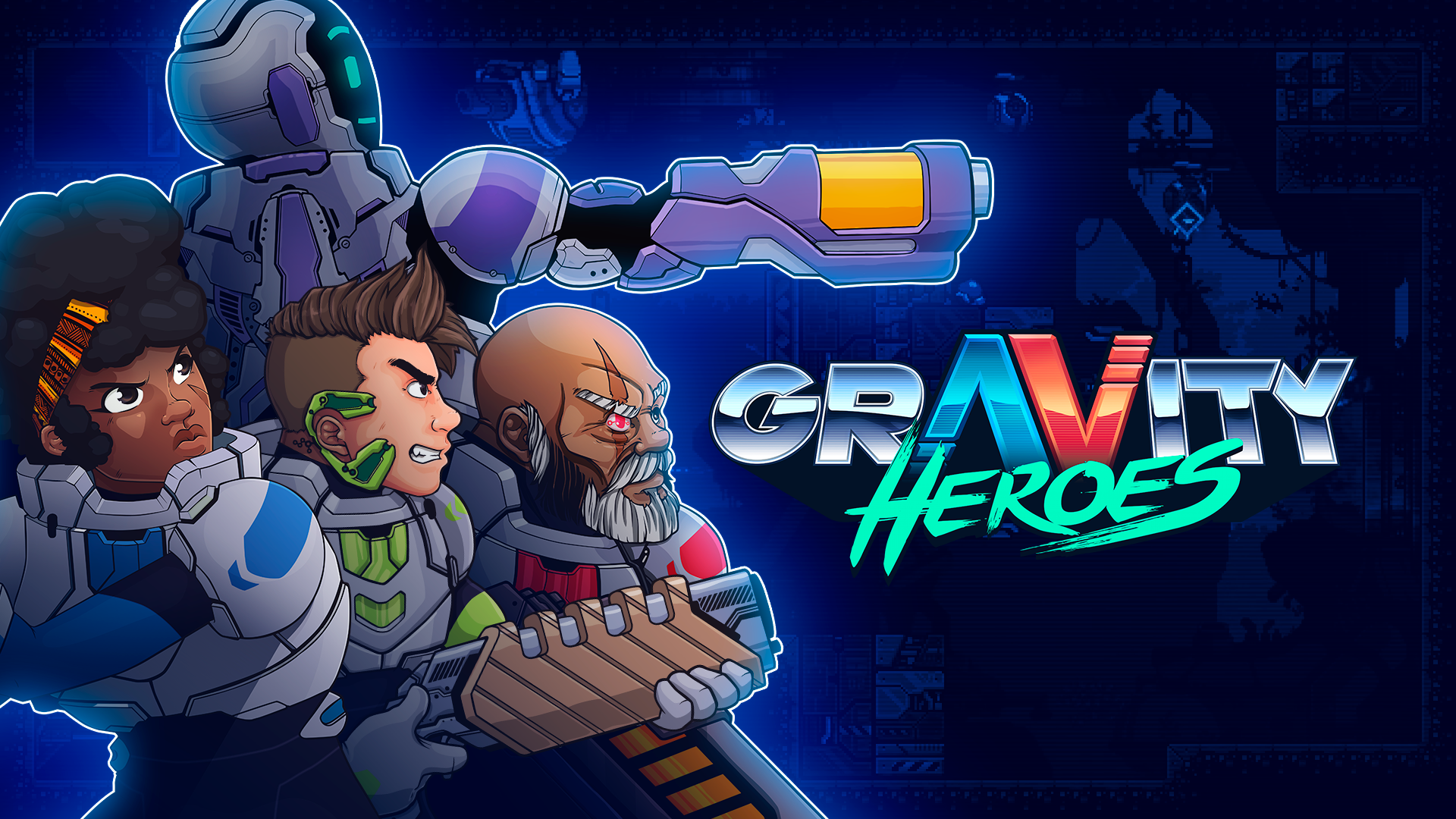 Il 2D Platform Shooter "Gravity Heroes" arriva su console e Steam il 22 gennaio - Geekit