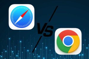 App Safari e app Chrome