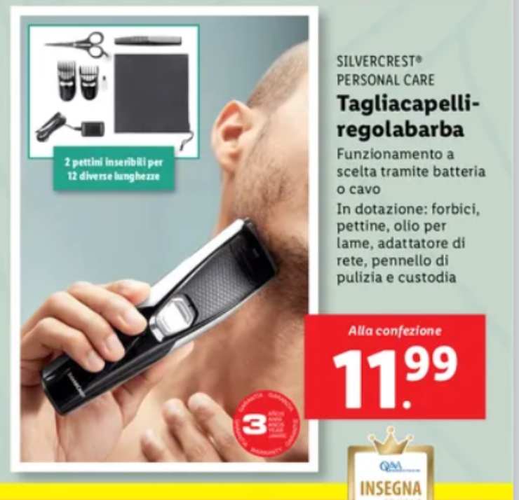 tagliacapelli lidl